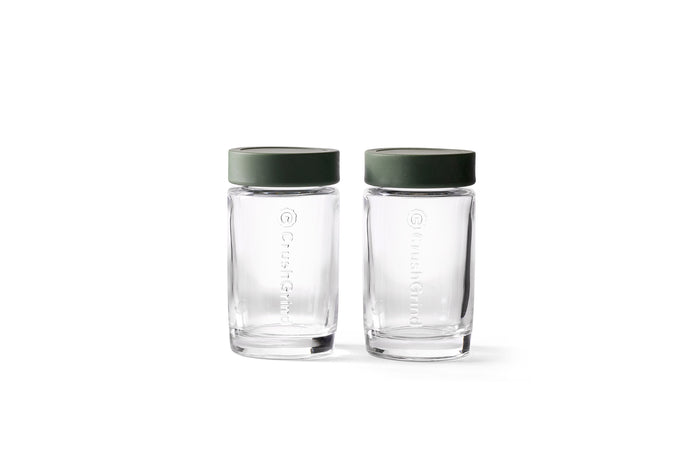 Vaasa spice jar set, green
