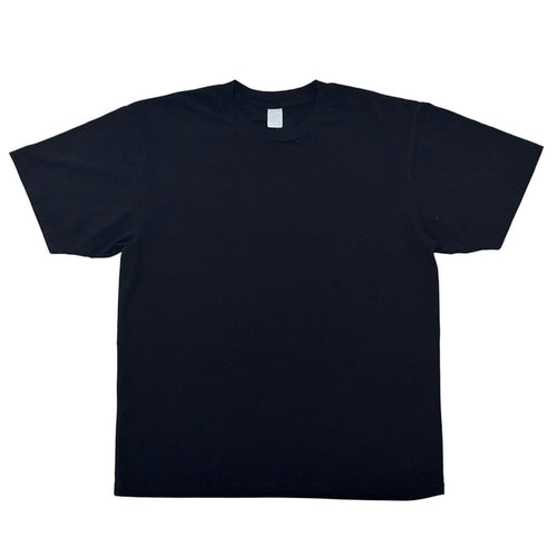 Velva Sheen Blank Short Sleeve Crew Neck T-Shirt - Black