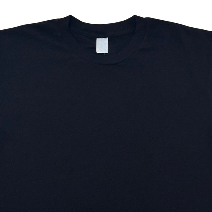 Velva Sheen Blank Short Sleeve Crew Neck T-Shirt - Black