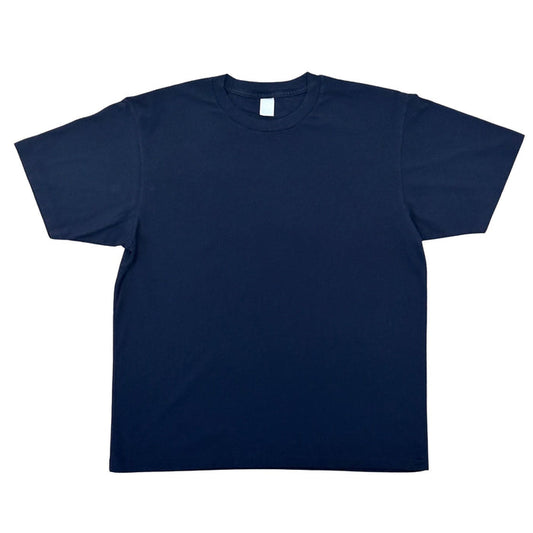 Velva Sheen Blank Short Sleeve Crew Neck T-Shirt - Navy