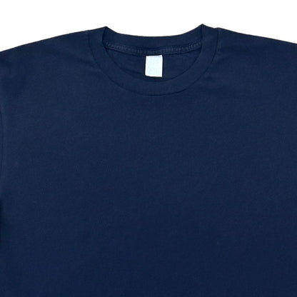 Velva Sheen Blank Short Sleeve Crew Neck T-Shirt - Navy