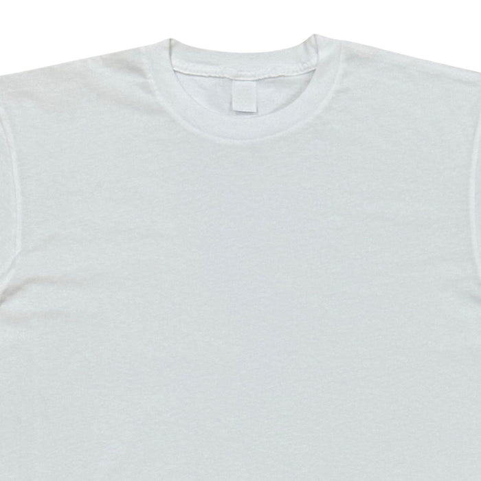 Velva Sheen Blank Short Sleeve Crew Neck T-Shirt - White
