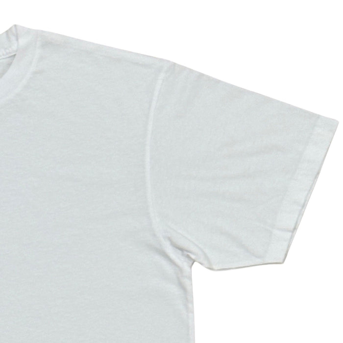Velva Sheen Blank Short Sleeve Crew Neck T-Shirt - White