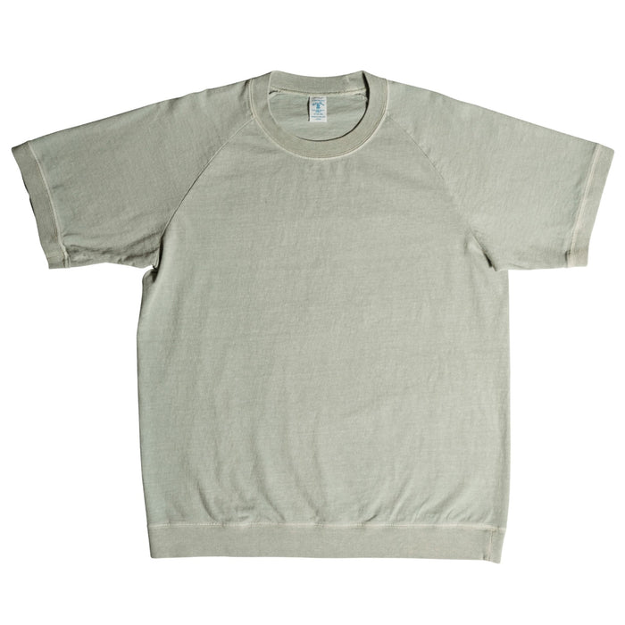 Velva Sheen Raglan Short Sleeve Crew Neck T-Shirt - Grey