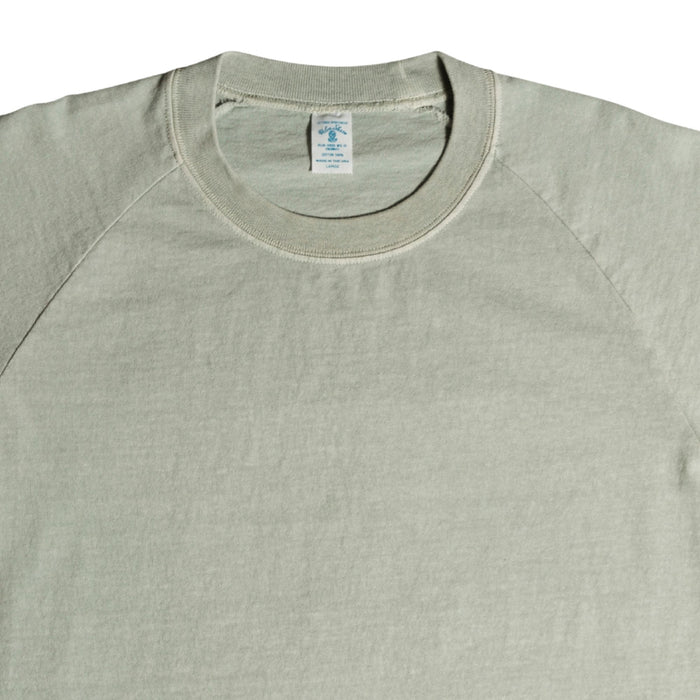 Velva Sheen Raglan Short Sleeve Crew Neck T-Shirt - Grey