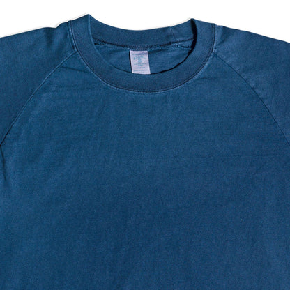 Velva Sheen Raglan Short Sleeve Crew Neck T-Shirt - Navy