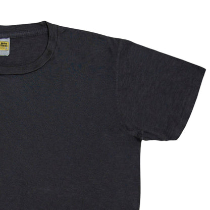 Velva Sheen Rolled Short Sleeve Crew Neck T-Shirt - Black