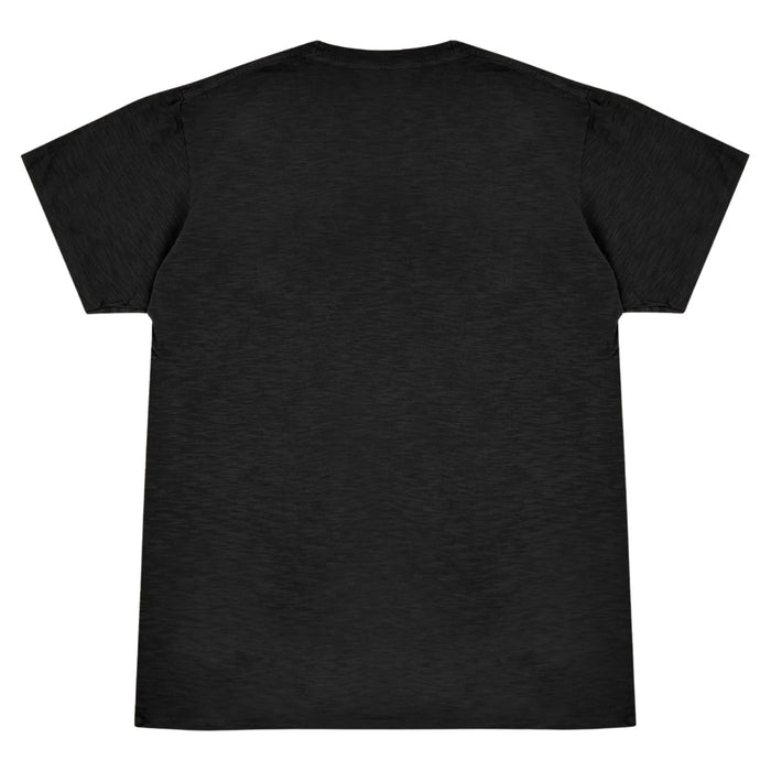 Velva Sheen Rolled Short Sleeve Crew Neck T-Shirt - Black
