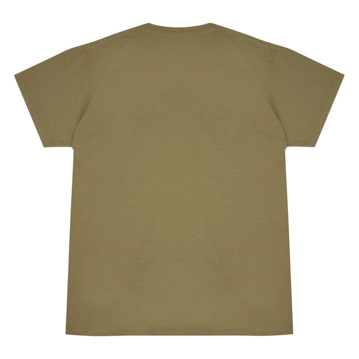 Velva Sheen Rolled Short Sleeve Crew Neck T-Shirt - Olive