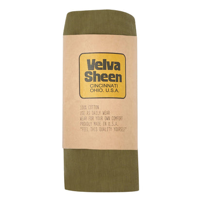 Velva Sheen Rolled Short Sleeve Crew Neck T-Shirt - Olive