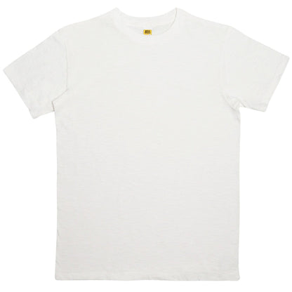 Velva Sheen Rolled Short Sleeve Crew Neck T-Shirt - White
