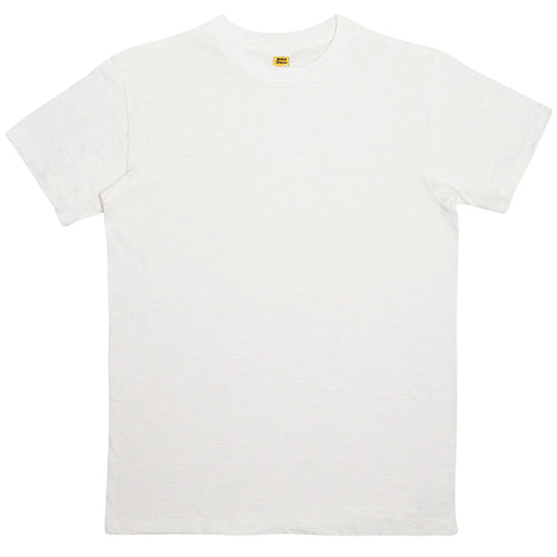 Velva Sheen Rolled Short Sleeve Crew Neck T-Shirt - White