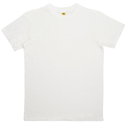 Velva Sheen Rolled Short Sleeve Crew Neck T-Shirt - White