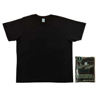Velva Sheen Short Sleeve Crew Neck T-Shirt - Black