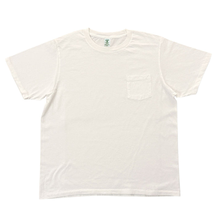 Velva Sheen Short Sleeve Crew Neck T-Shirt W/Pocket - White