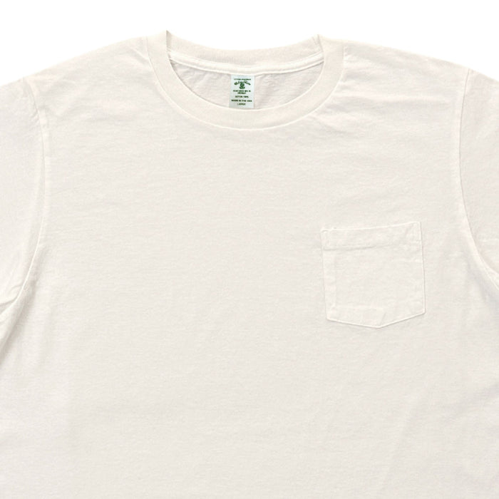 Velva Sheen Short Sleeve Crew Neck T-Shirt W/Pocket - White