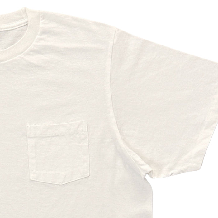 Velva Sheen Short Sleeve Crew Neck T-Shirt W/Pocket - White