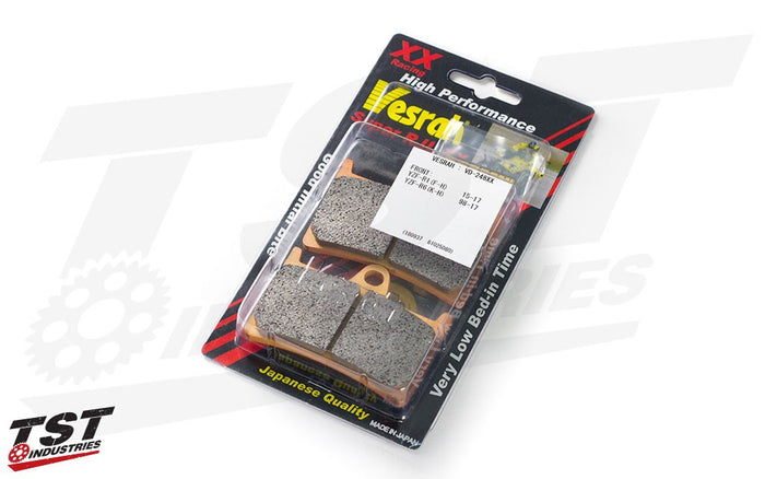 Vesrah SRJL XX Front Brake Pads for Select Yamaha Motorcycles