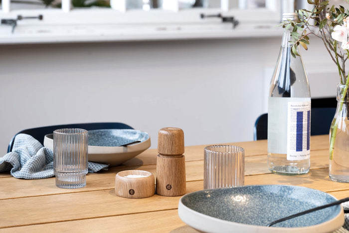 Vik salt jar, oak