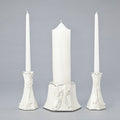 Wedding Unity Candle Holders 6"H 3pc set