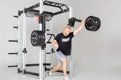 PR-5000 Power Rack Weight Storage Horn Set on PR-5000 Power Rack