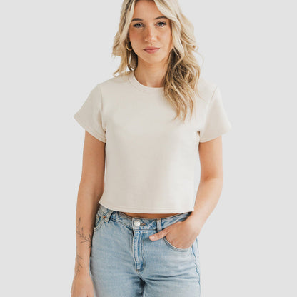 Women's AlpacaCloud® Heavyweight Baby Tee - Follow Your Legend