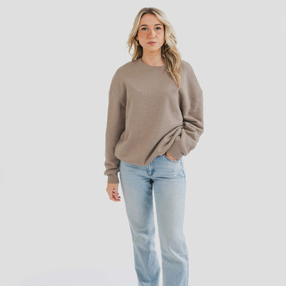 Women's AlpacaCloud® Heavyweight Crew Neck Sweatshirt - Follow Your Legend