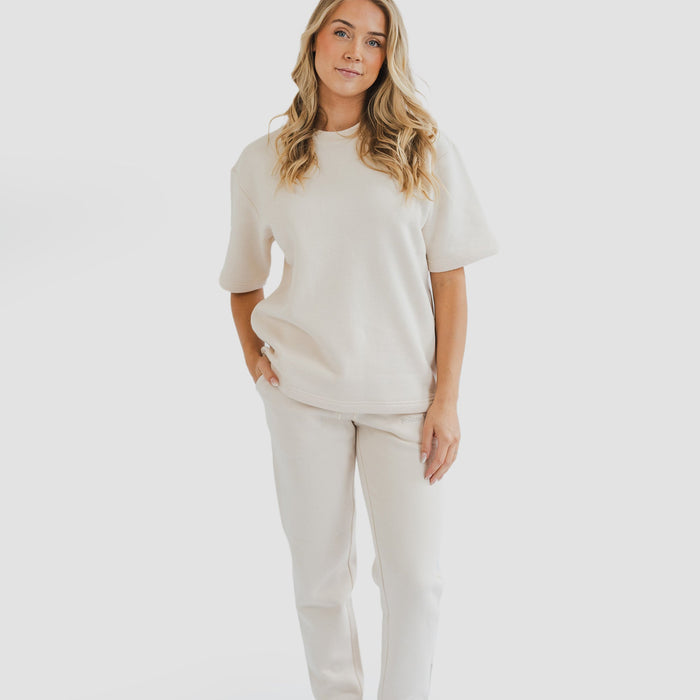 Women's AlpacaCloud® Oversized Heavyweight Tee - Follow Your Legend