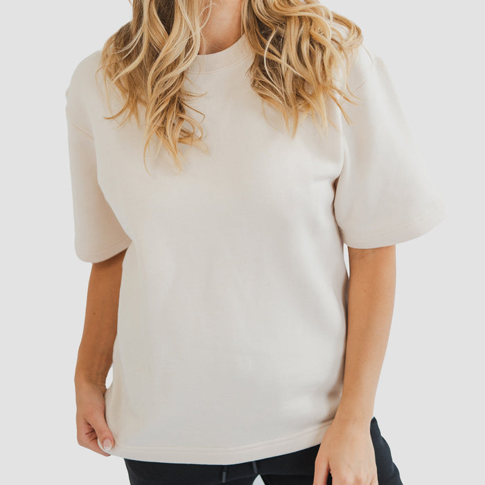 Women's AlpacaCloud® Oversized Heavyweight Tee - Follow Your Legend