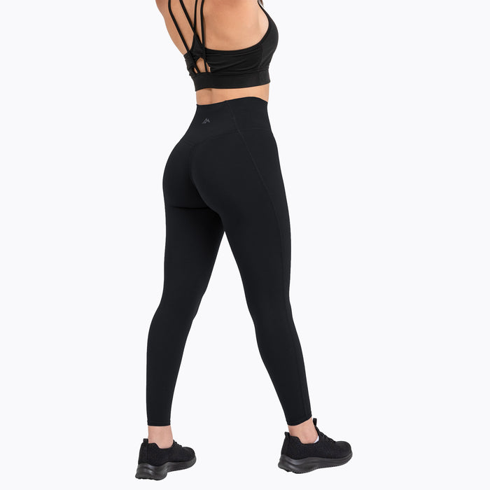 The REP Fitness Women's Eos Legging in Black back, close-up