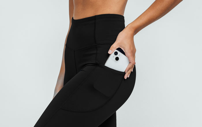 The REP Fitness Women's Hera Legging in Black on body