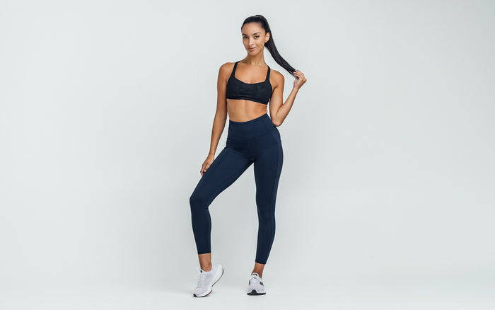 The REP Fitness Women's Hera Legging in Navy front