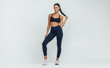 The REP Fitness Women's Hera Legging in Navy front