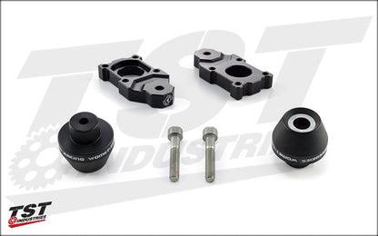 Womet-Tech Axle Block Protectors for the Yamaha FZ-10 / MT-10.