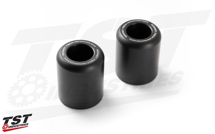 Sliders crafted from high-density delrin to protect your frame, engine, controls, and more.