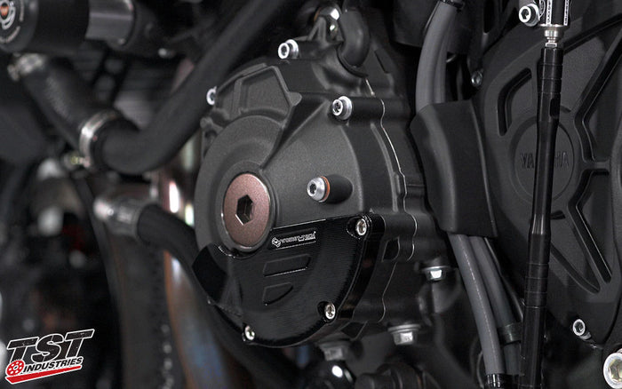 Left side Yamaha FZ-10 engine case cover.