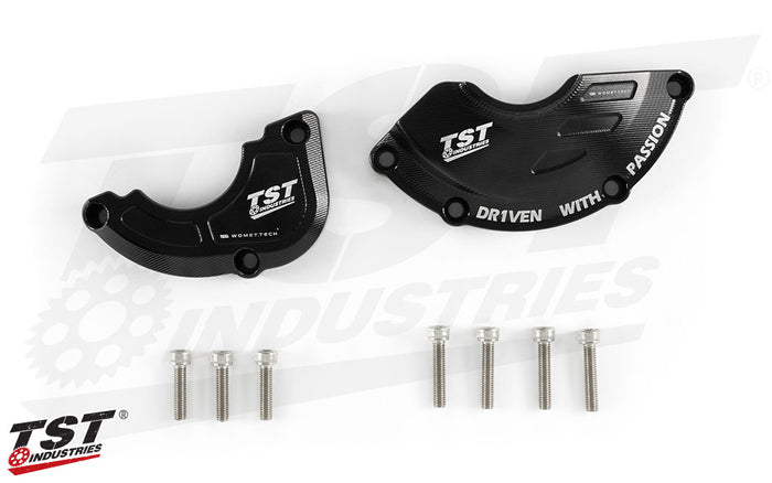 Womet-Tech Engine Case Saver Protectors for Yamaha R1 2015+ MotoAmerica Edition