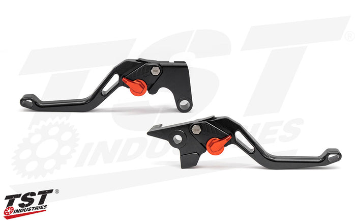 Upgrade your Kawasaki motorcycle with black anodized levers from Womet-Tech.
