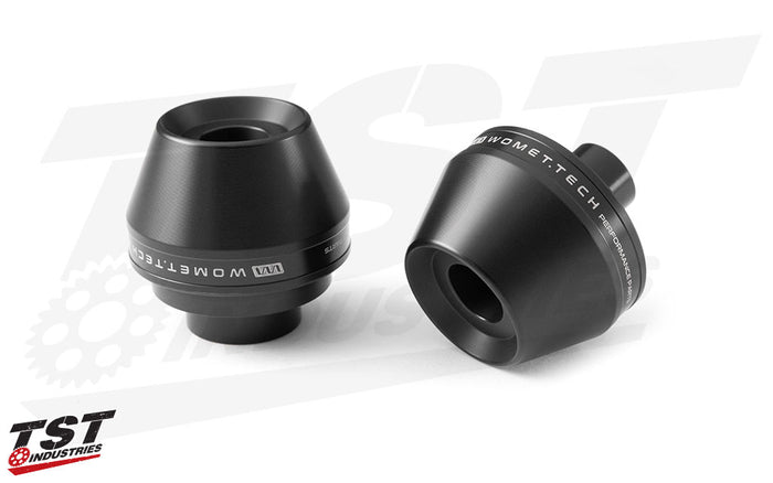 Robust delrin sliders can save you hundred, if not thousands, of dollars in the event of a crash.