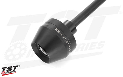 Robust delrin sliders aid in initial impact absorption and provide a consumable sliding surface.