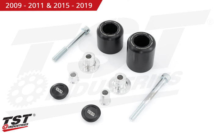 Womet-Tech Frame Slider Kit for BMW S1000RR 2009-2011 & 2015+