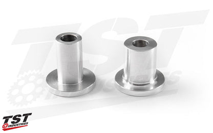 CNC machined spacers provide precision fitment.