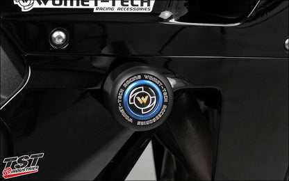 Frame sliders are essential when protecting your fairings and engine.