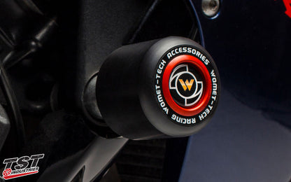 Womet-Tech Frame Sliders for the Honda CBR600RR.
