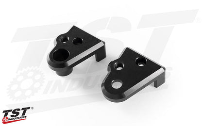 CNC machined mounting brackets provide no-cut installation.