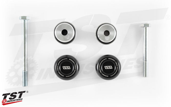 Protect your Suzuki with Womet-Tech Frame Sliders.