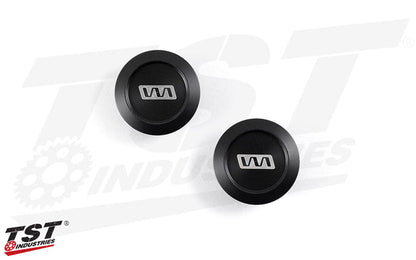 Includes black slider caps.