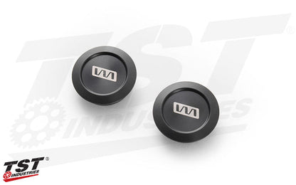 Both the Street and Race R3 Frame Sliders include black Womet-Tech Slider Caps.