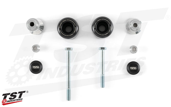 Protect your Yamaha R6 with precision crafted materials and robust delrin sliders from Womet-Tech.