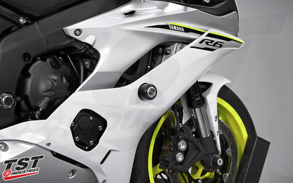 Womet-Tech Frame Sliders for the 2017-2020 Yamaha R6.